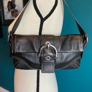 Coach shoulder bag. Small, leather, great condition. Hardly used.